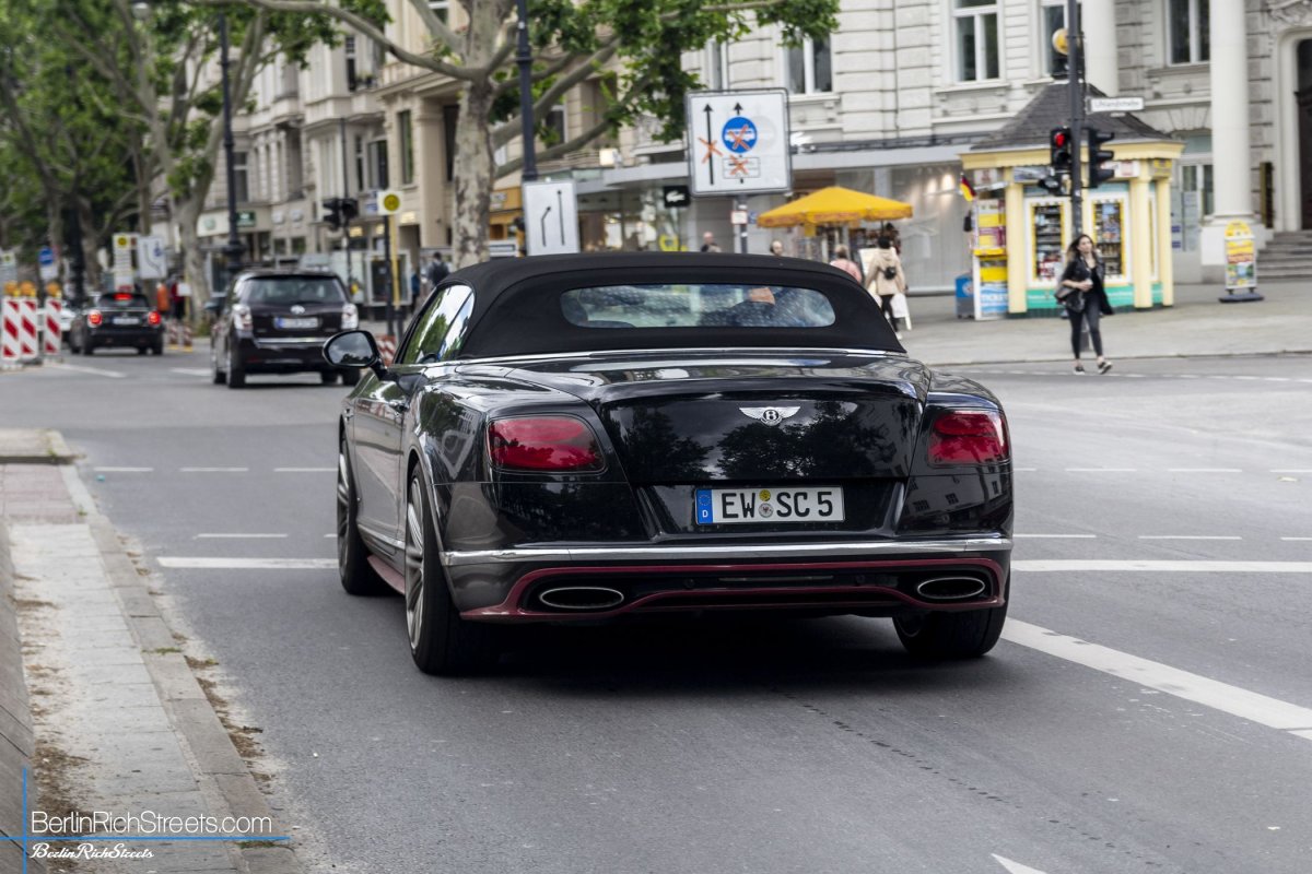 Bentley Continental GTC Speed (2016) Black Edition spotted in Berlin — BerlinRichStreets